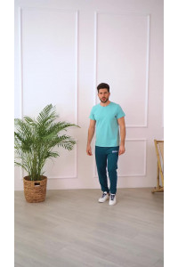 Футболка 2005 Серо-голубой