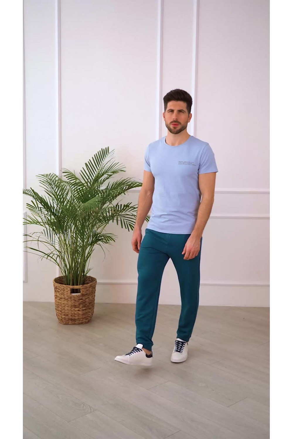 Футболка 2009 Серо-голубой