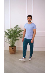 Футболка 2009 Серо-голубой