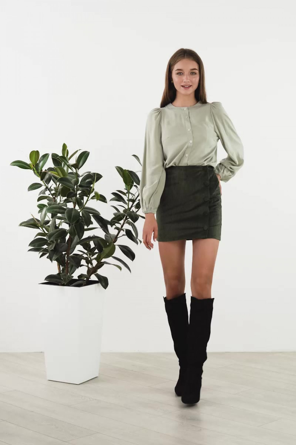 Юбка 5803 Хаки