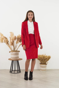 Пиджак 5900 Красный