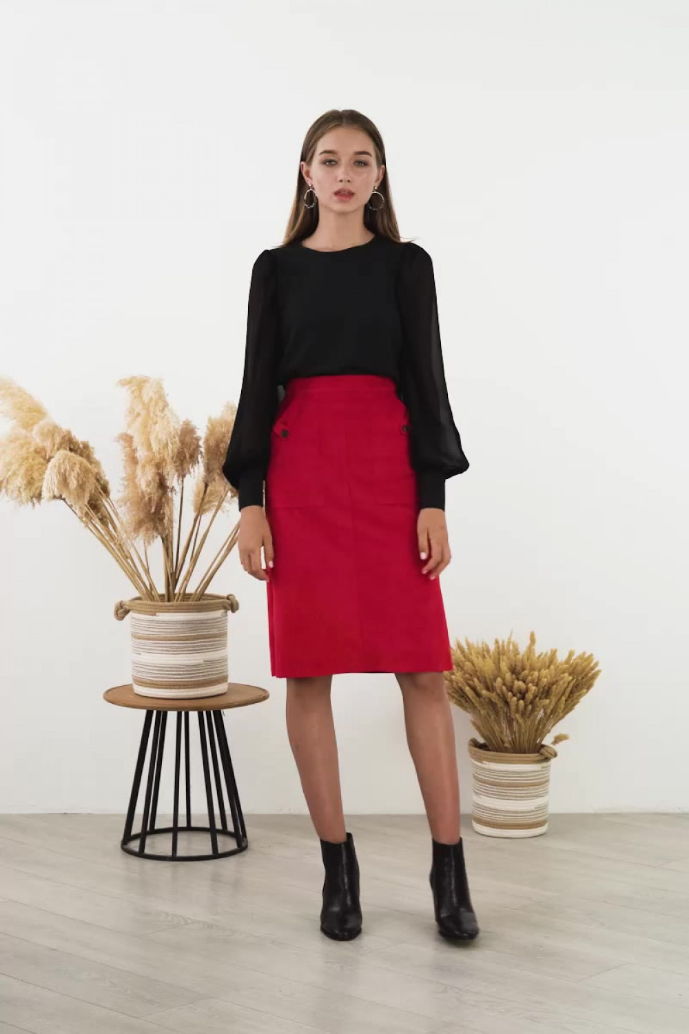 Юбка 5903 Красный