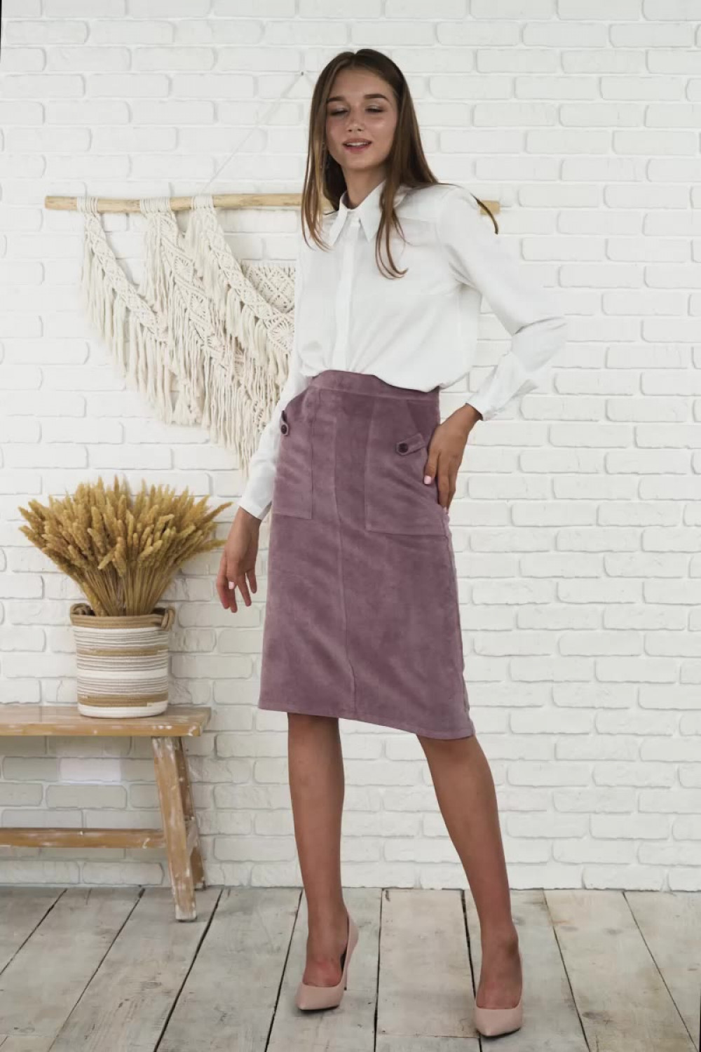 Юбка 5903 Фрезовый