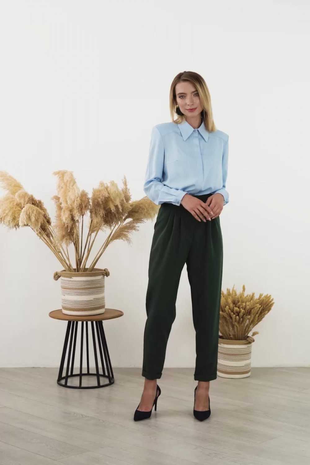 Брюки 5906 Темно-зеленый