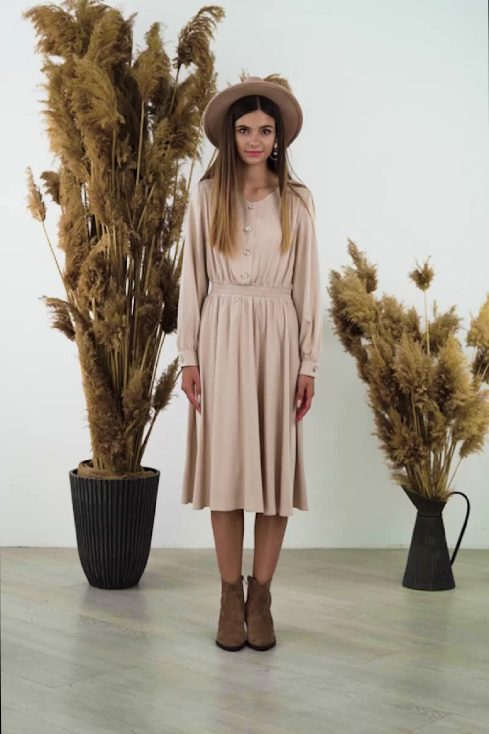 Платье 5936 Бежевый