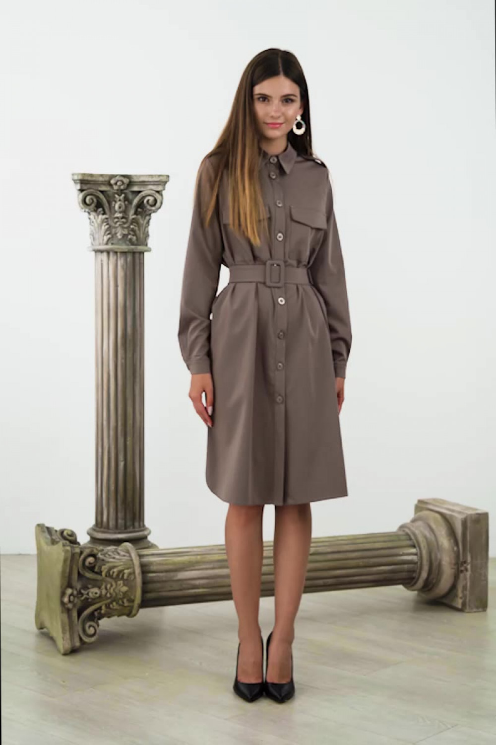 Платье 5939 Пепельный