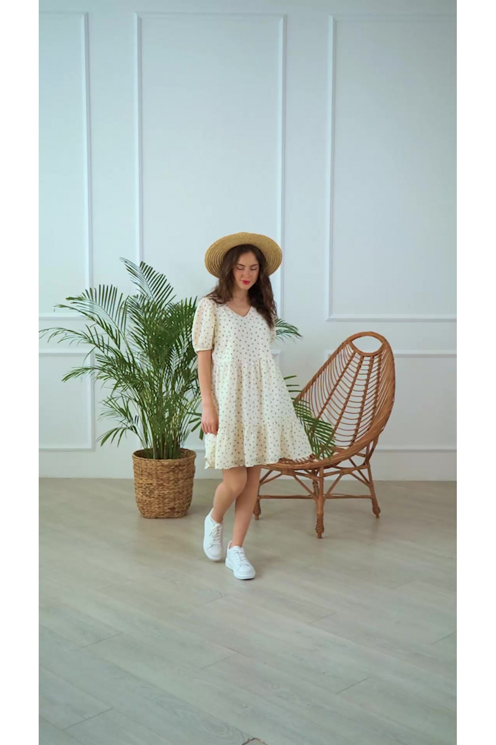 Платье 6014 Молочный