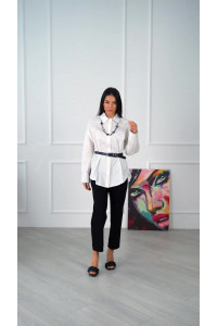 Блуза 6018 Белый