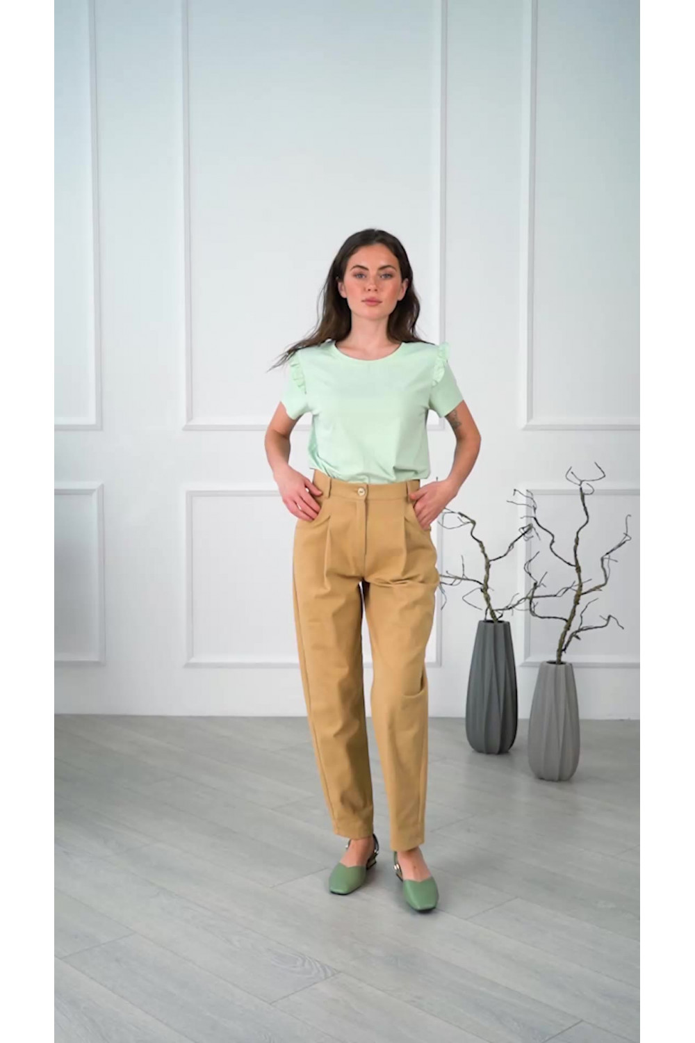 Футболка 6028 Фисташковый