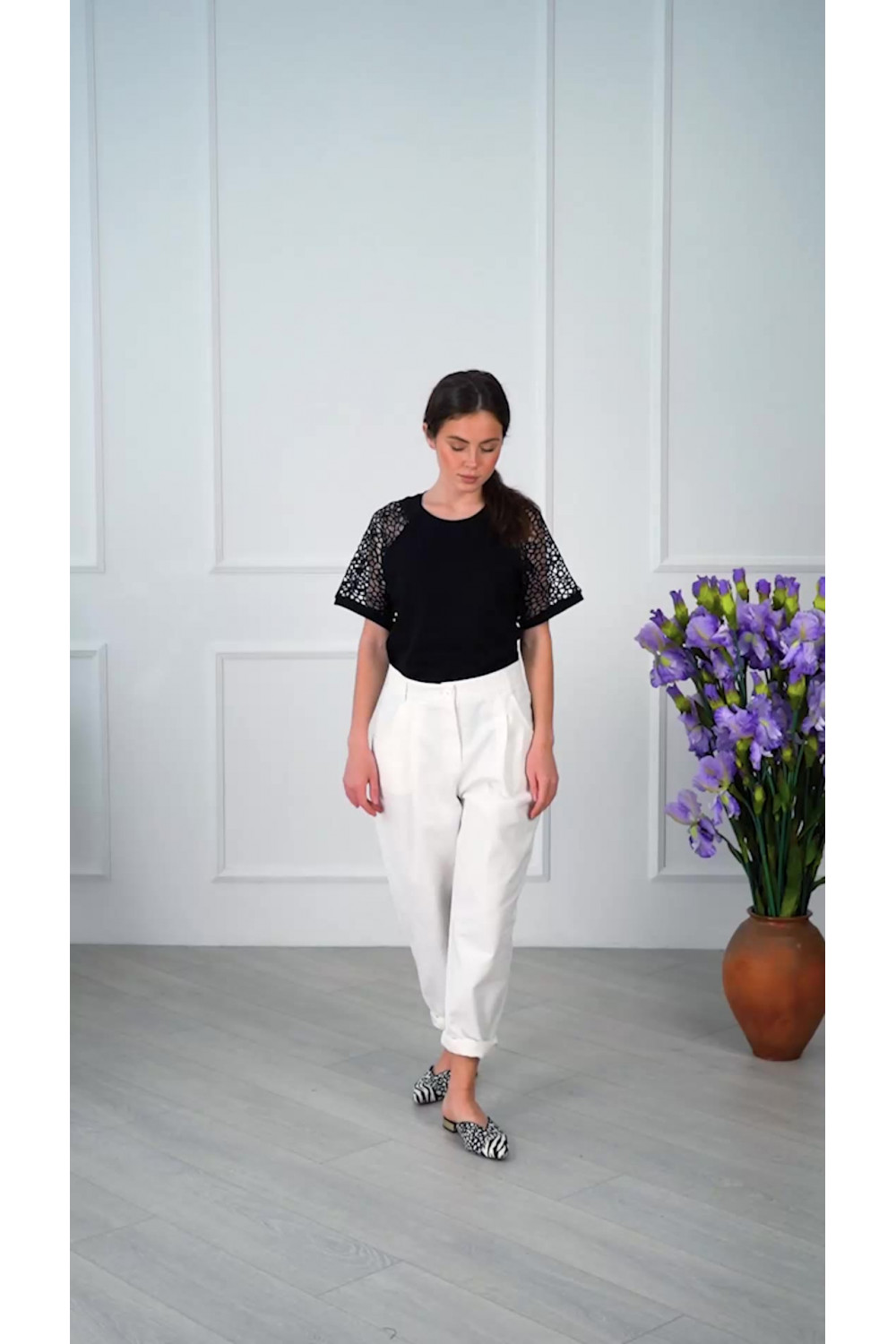 Брюки 6022 Белый