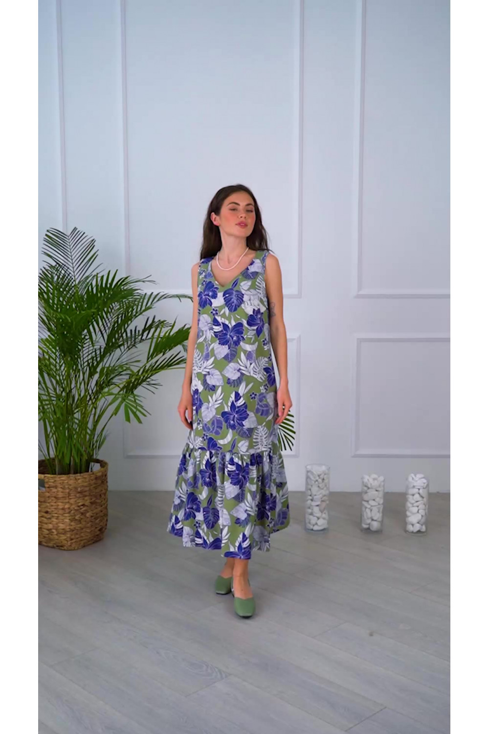 Платье 6043 Хаки