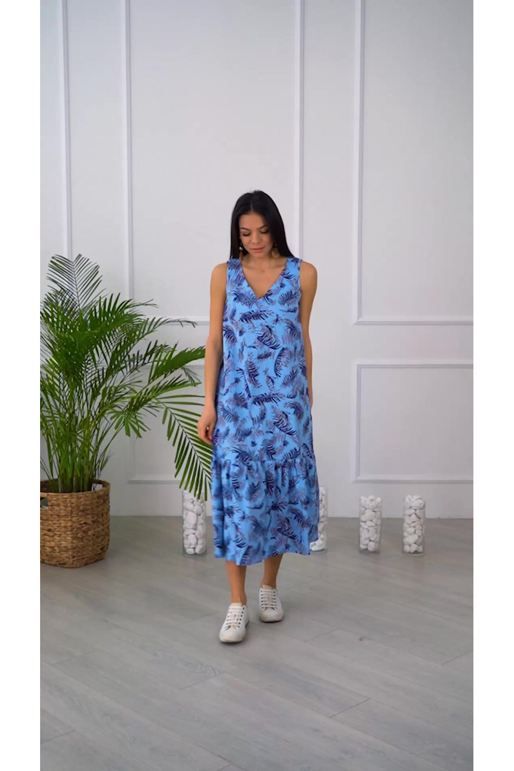 Платье 6043 Голубой