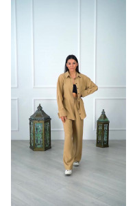 Костюм 6044 Бежевый