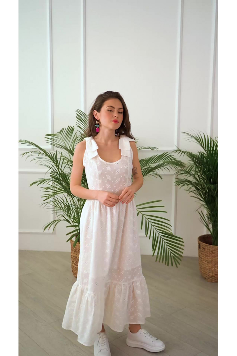 Платье 6057 Молочный