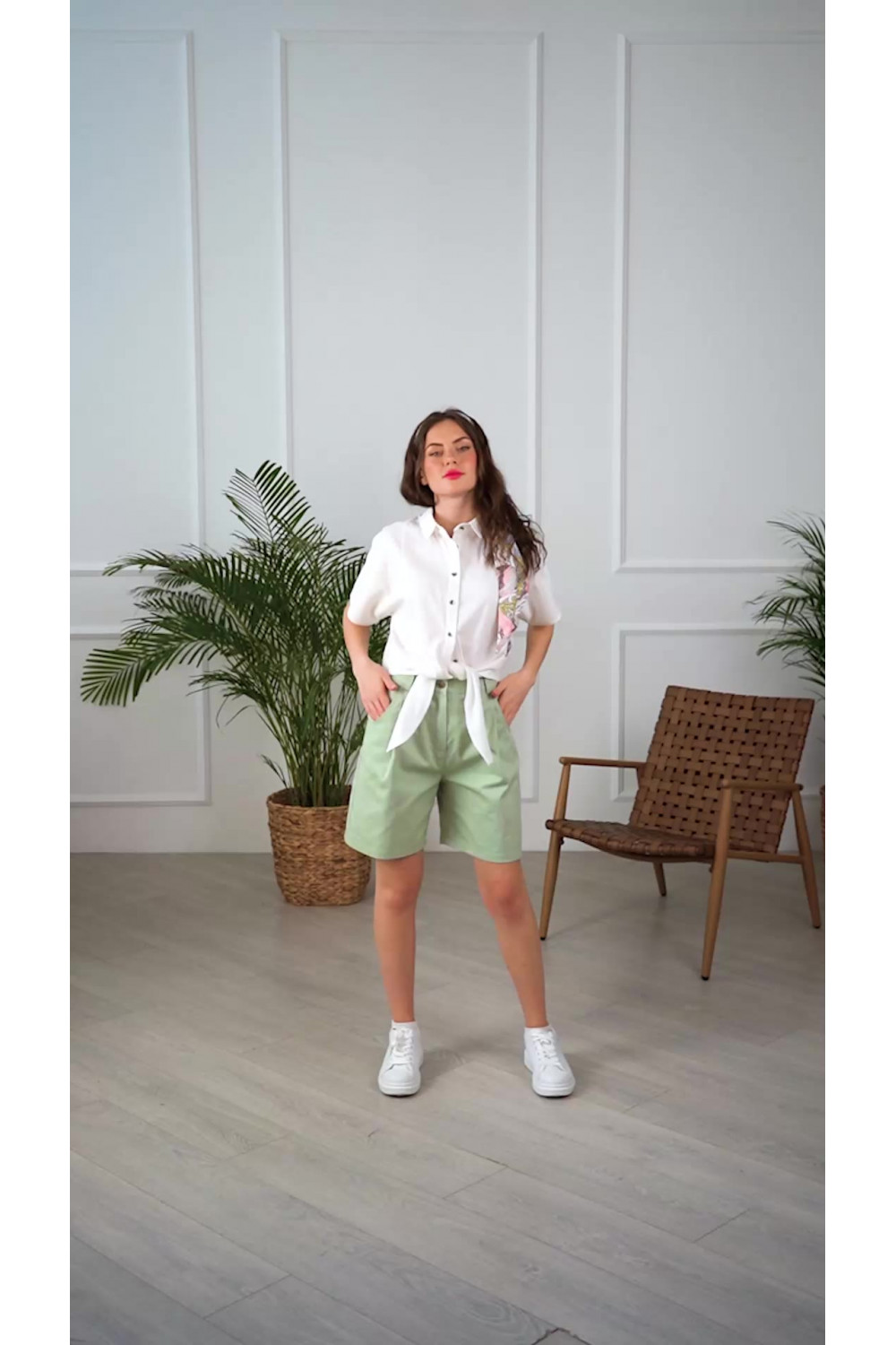 Шорты 6062 Оливковый