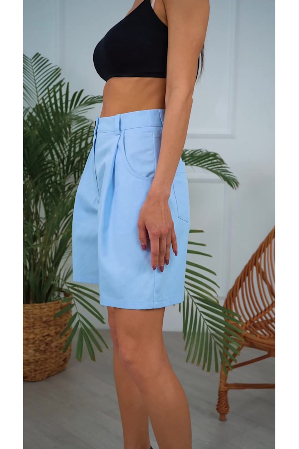 Шорты 6062 Голубой
