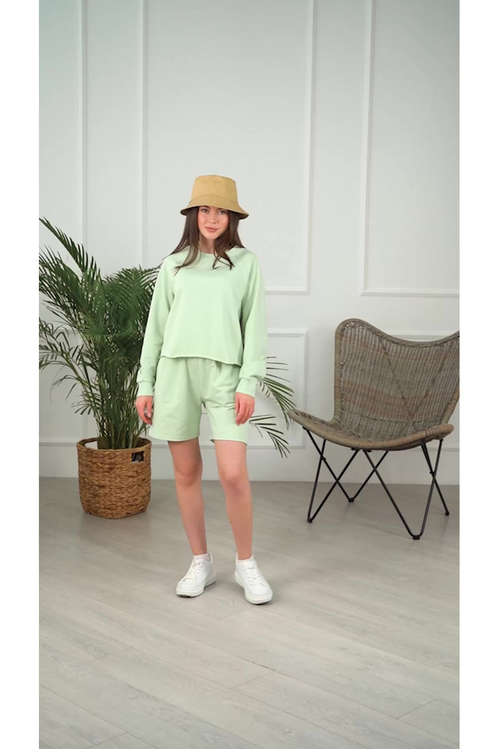 Спортивный костюм 6069 Оливковый