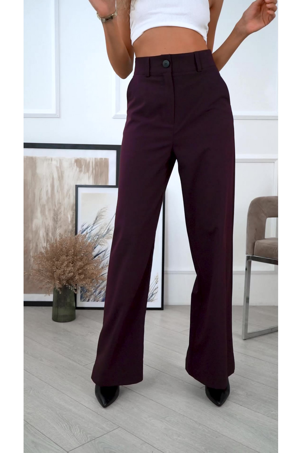 Брюки 6106 Сливовый