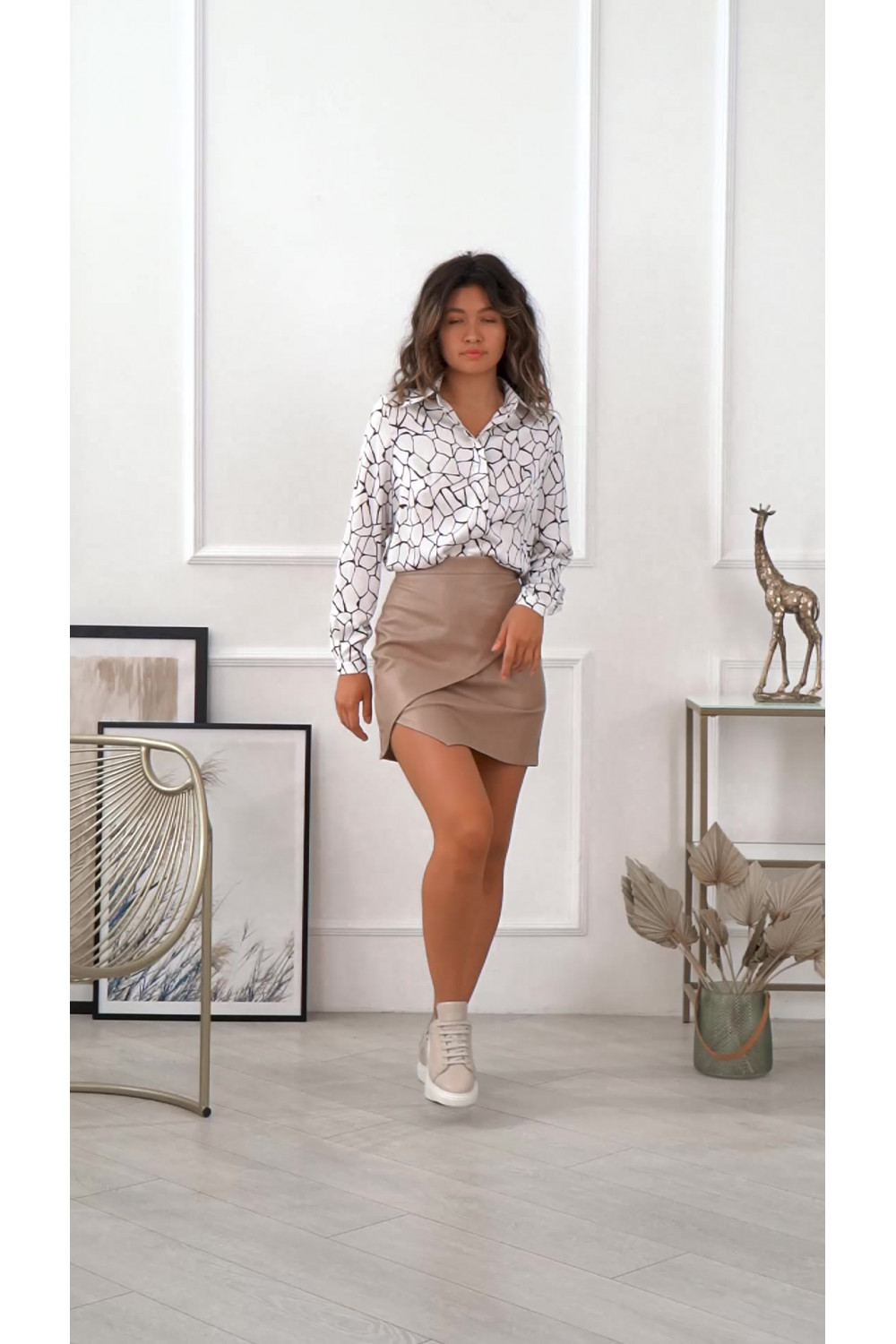 Юбка 6121 Бежевый