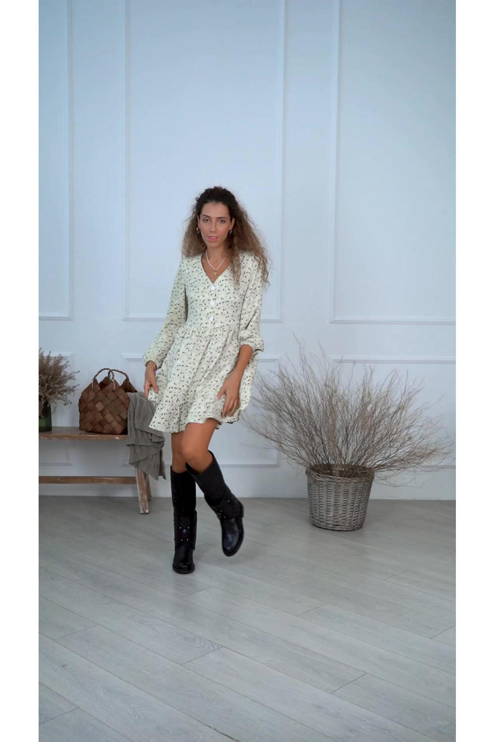 Платье 6119 Кремовый