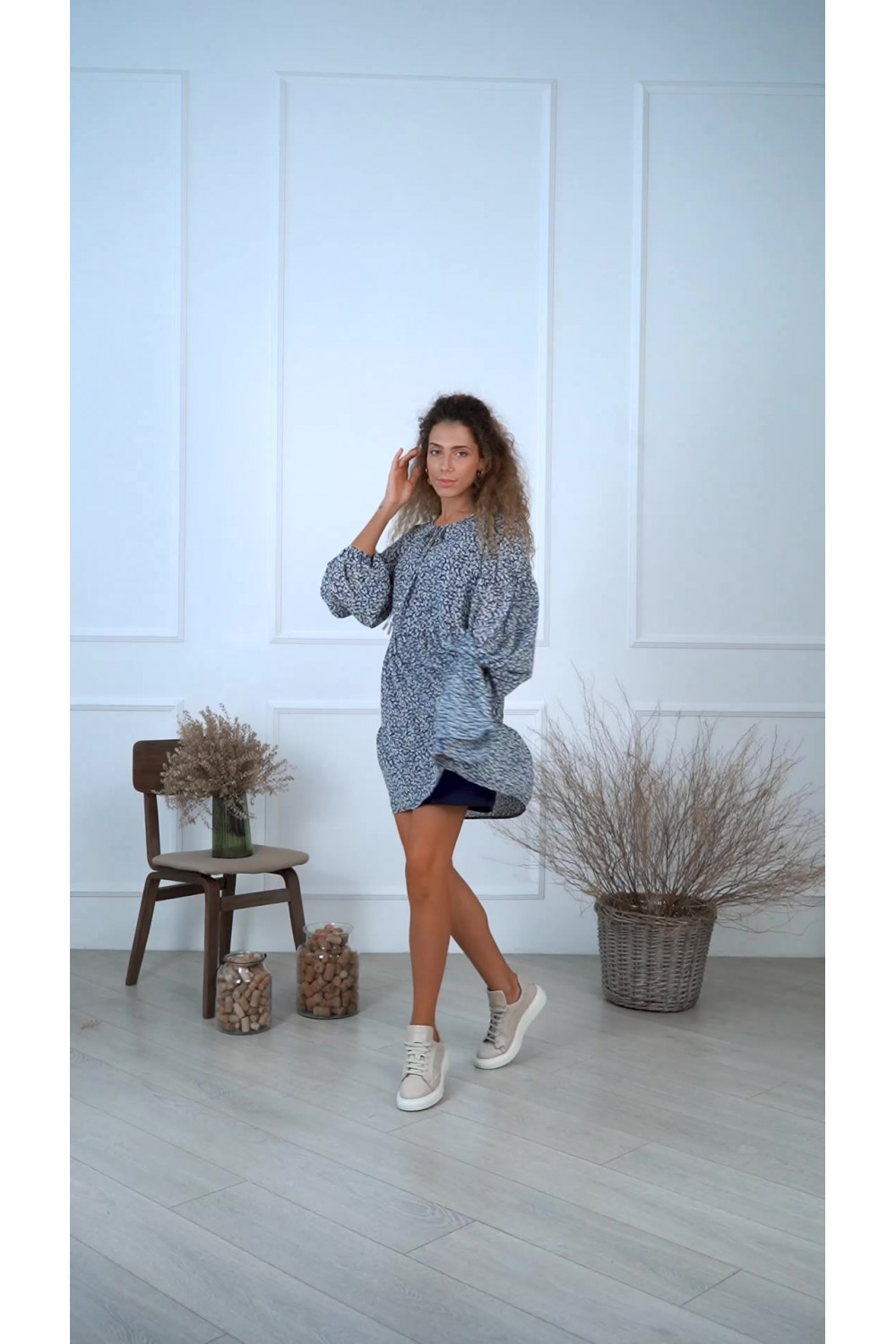 Платье 6122 Синий