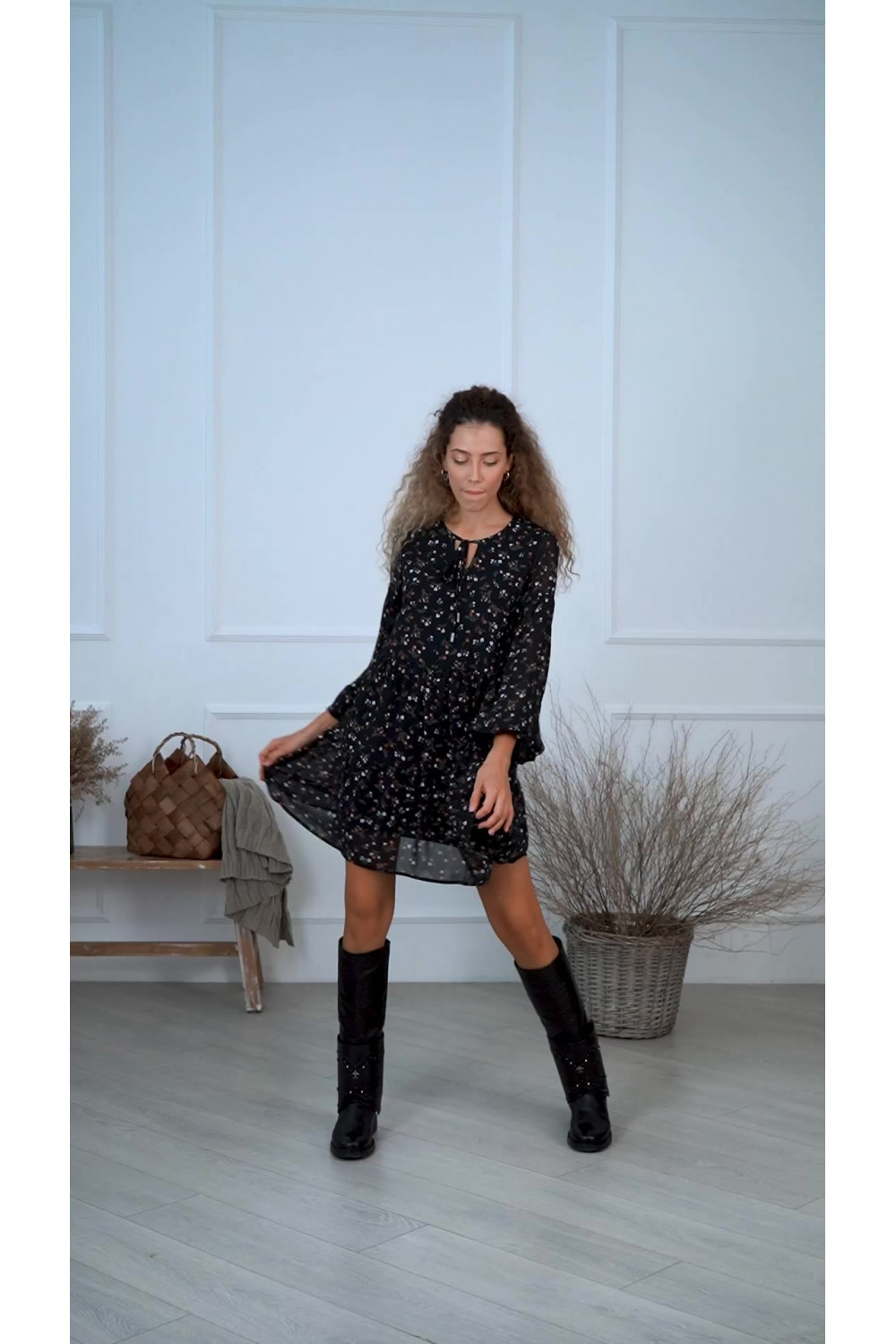 Платье 6122 Черный