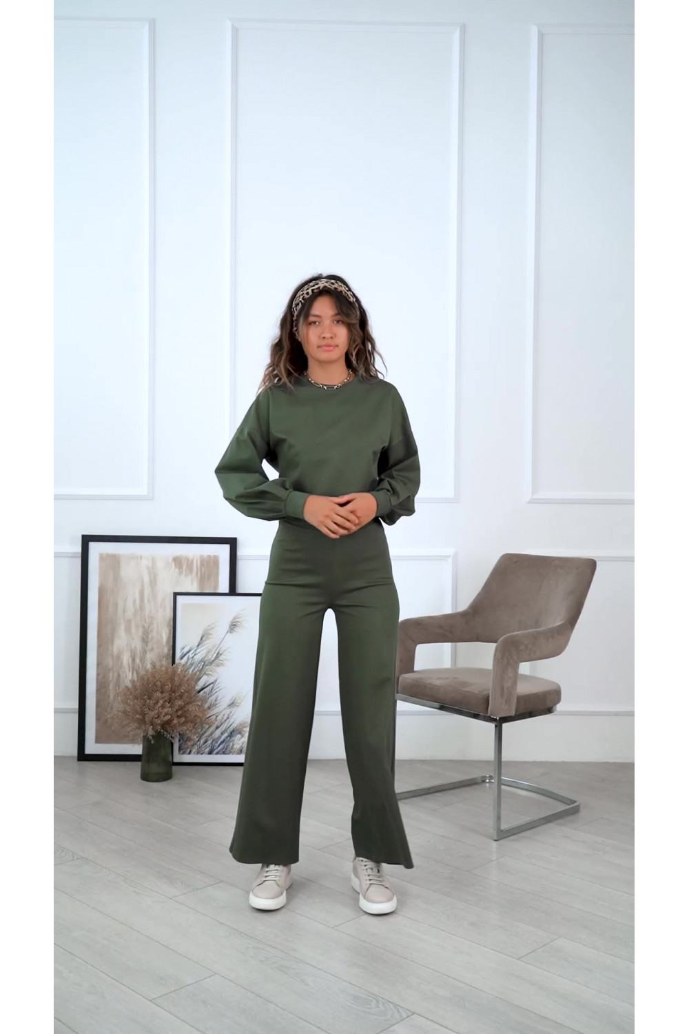 Спортивный костюм 6127 Еловый