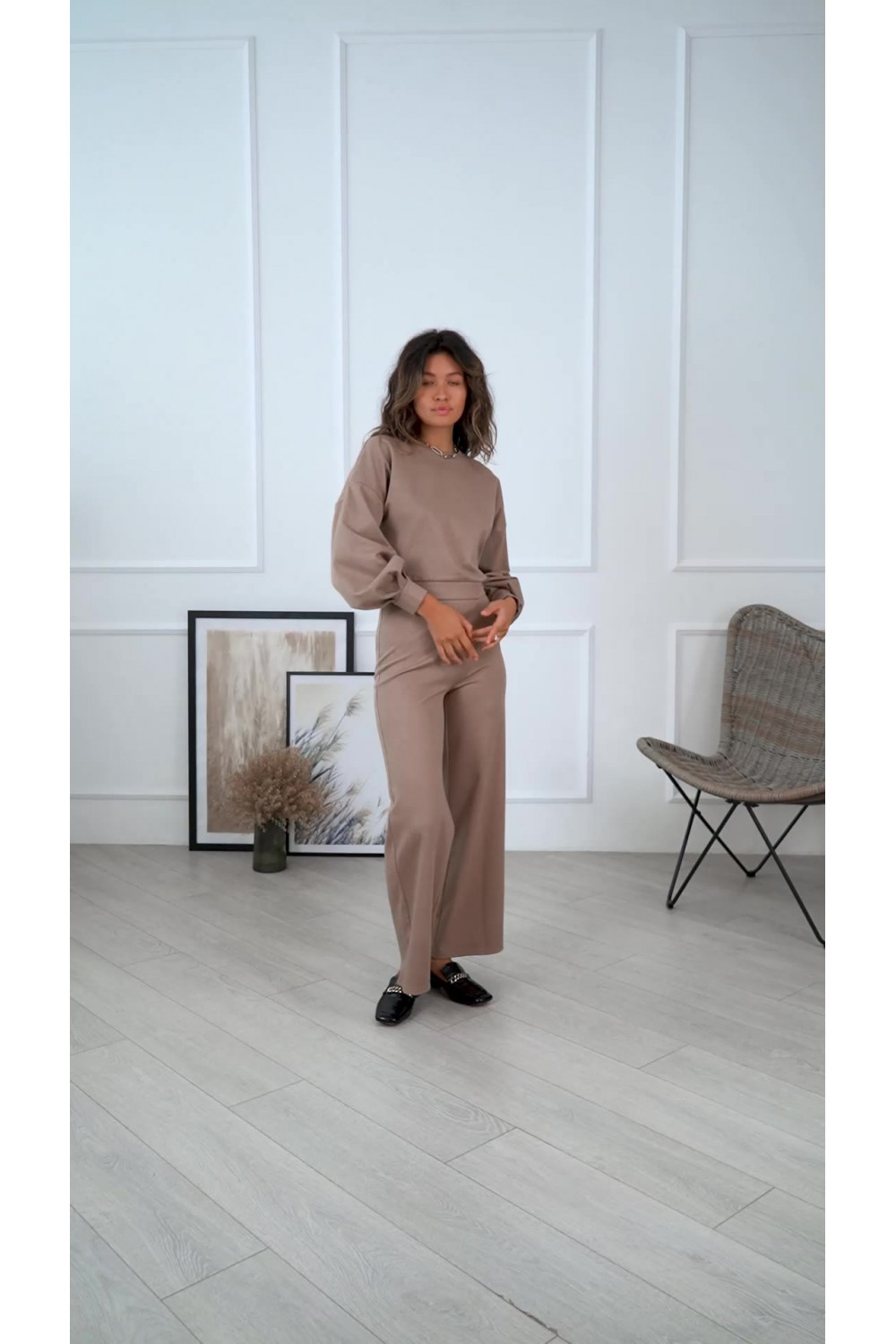 Спортивный костюм 6127 Бежевый