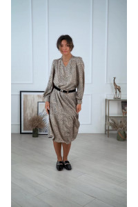 Платье 6128 Бежевый