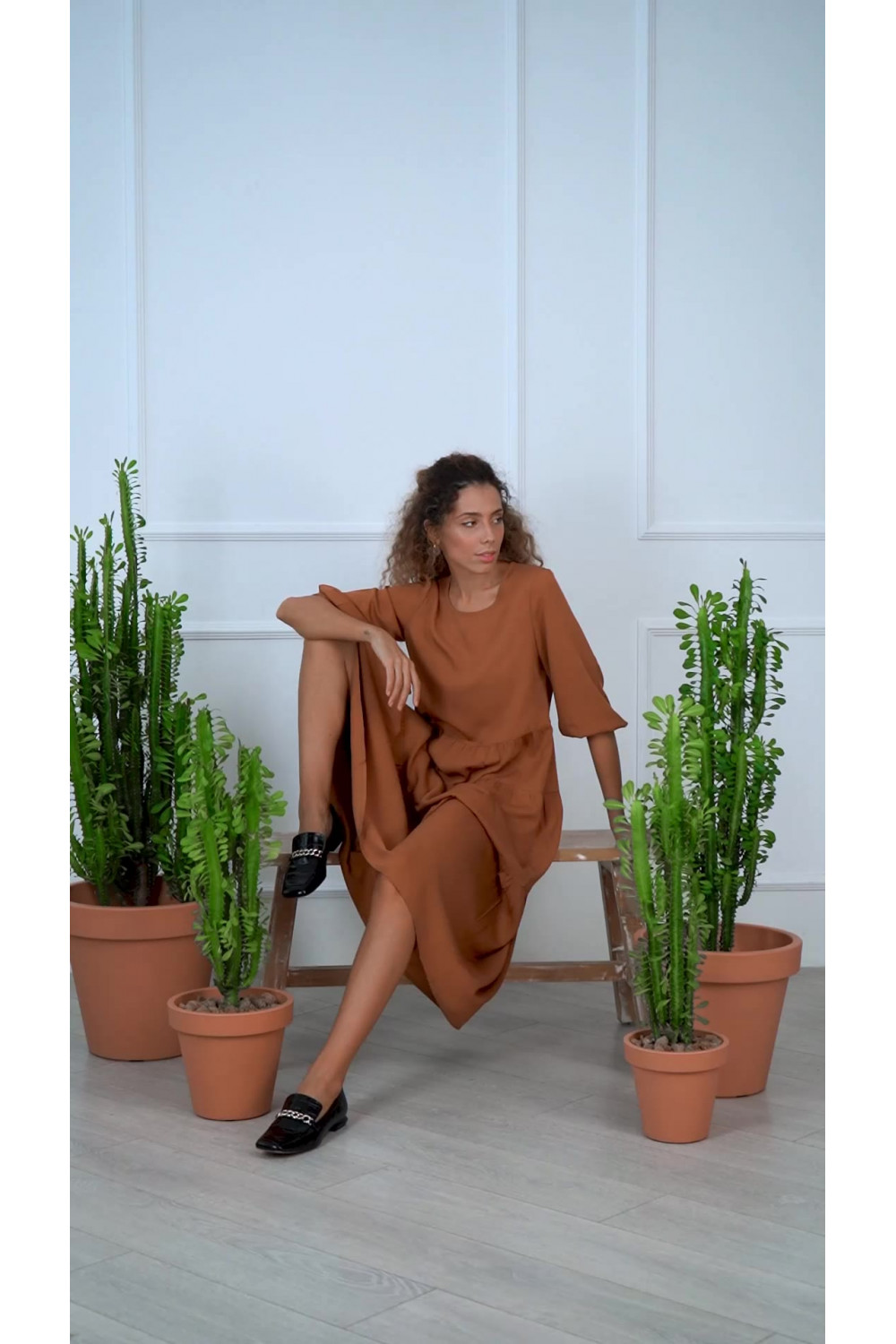 Платье 6129 Кемел